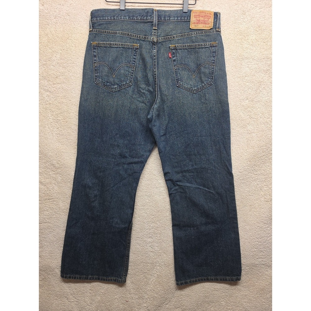 Vintage Levis 567 Jeans Measured 36x30 Low Loose Bootcut Grunge Y2K